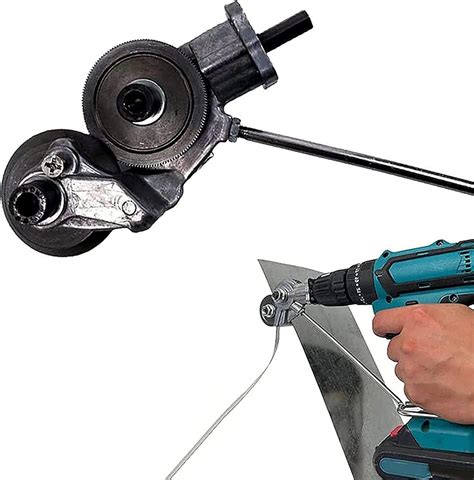 metal sheet cutter drill attachment